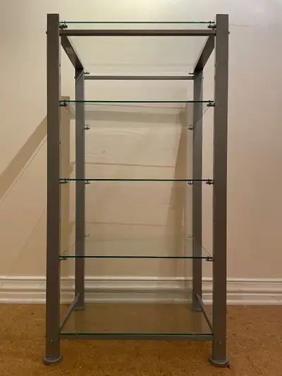 LARGE Glass & Metal Shelving Unit (Downtown Ottawa), View more