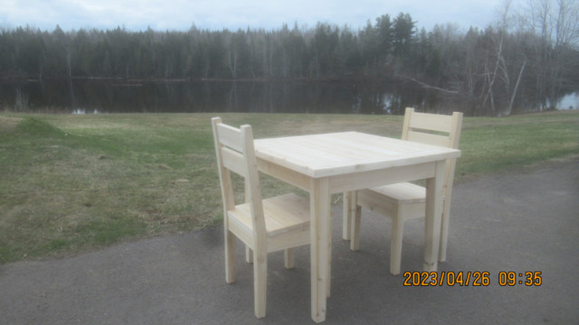 ❗❗❗Patio/Deck Table and Chairs (CEDAR)(Builder) NEW 2024❗❗❗ in Patio & Garden Furniture in Moncton