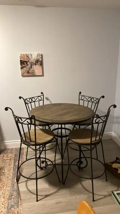 High Top Table and Chairs, View more