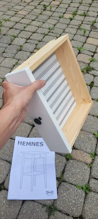 ikea Hemnes bed side nightstand drawer white, View more