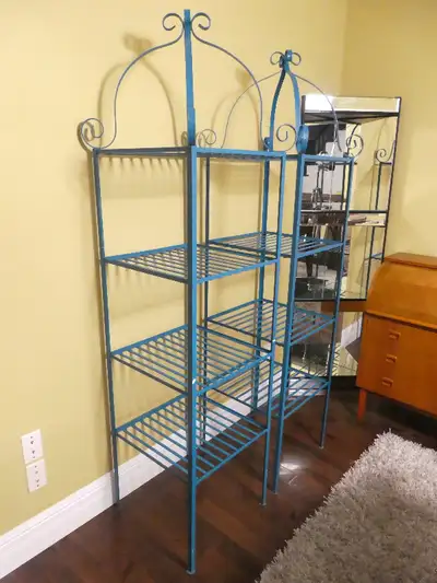 Turquoise Metal Shelves, View more