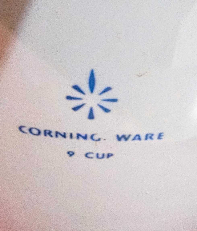 Vintage White Corningware w/ Blue Flower Coffee Percolator  in Arts & Collectibles in Truro - Image 2