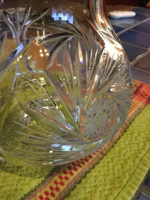 PINWHEEL CRYSTAL LAMP BOUGHT IN PRAGUE. UNIQUE EXCELLENT 2 PCS in Indoor Lighting & Fans in City of Montréal - Image 9