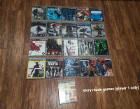 Single player games for ps3. 10 each (130 games! See list)