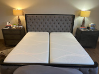 Gently used 2yr Tempur-pedic Luxe Breeze King split bed 