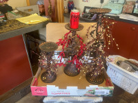  Decorative  Christmas candleholders
