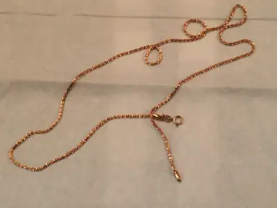 Rose gold chain.10K .18 inches .. Marked 417 ..., View more