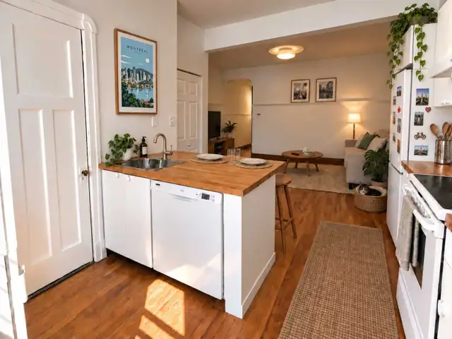 appartement 1 chambre double Villeray  in Long Term Rentals in City of Montréal - Image 2