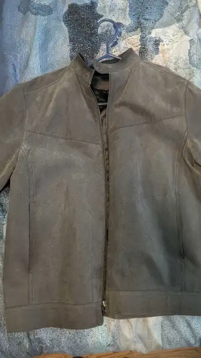 Genuine Suede Bomber Jacket, View more