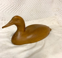 Solid wood Hand Carved Loon Decoy