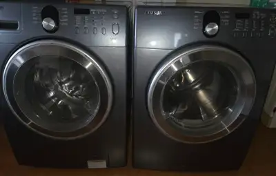 Used Samsung Frontload Washer and Dryer $450, View more