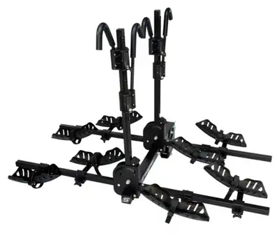 Le porte-vélos à plateforme Swagman QUAD 2+2 monté sur attelage est le summum de la polyvalence et d...