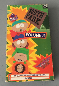 South Park Volume 3 Movie VHS Video Cassette