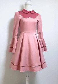Stunning Ted baker pink dress size 1 US 2-4 