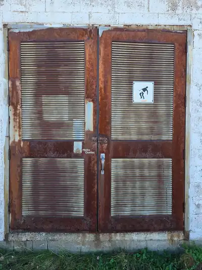 Porte en Acier Double industriel/Salle électrique, View more