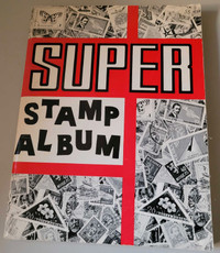 Vintage Super Stamp Album with Stamps 