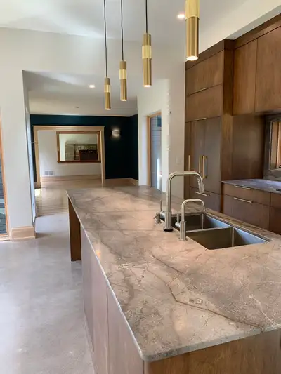 Spacious renovated home on a large private lot. Unique residence just off Shore Drive with sparkling...