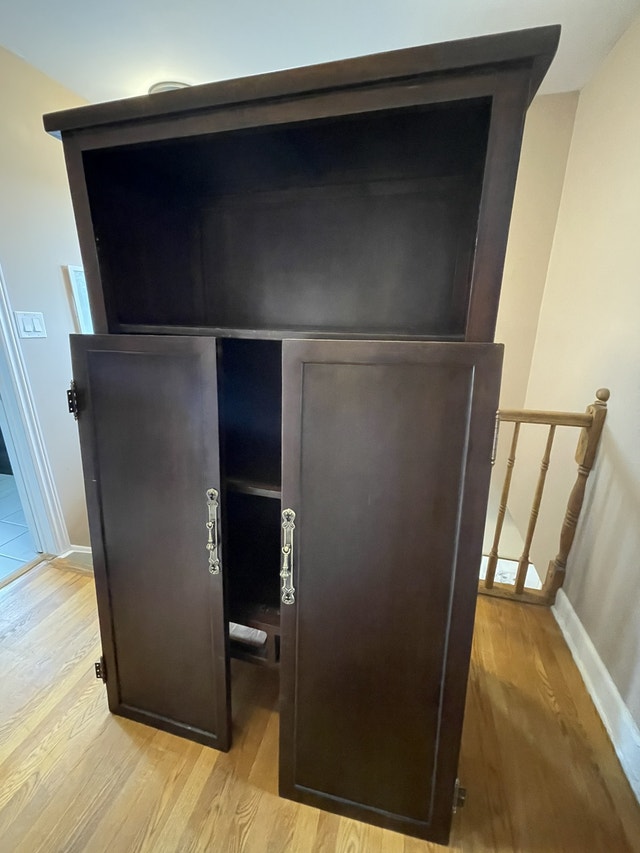 FREE Armoir solid wood tongue and groove build Hutches & Display