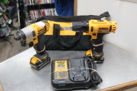 DeWALT 12V Drill, Impact, 2 Batteries, Charger, Bag