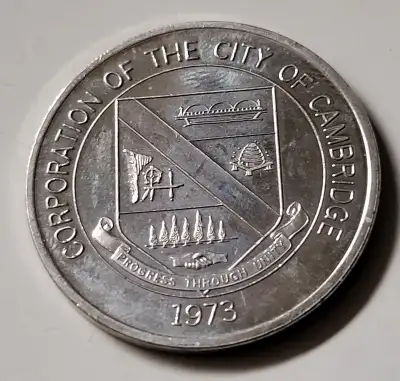 Canada 1973 Corporation of the City of Cambridge Ontario Token, View more