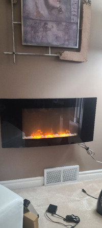 42" electric fireplace