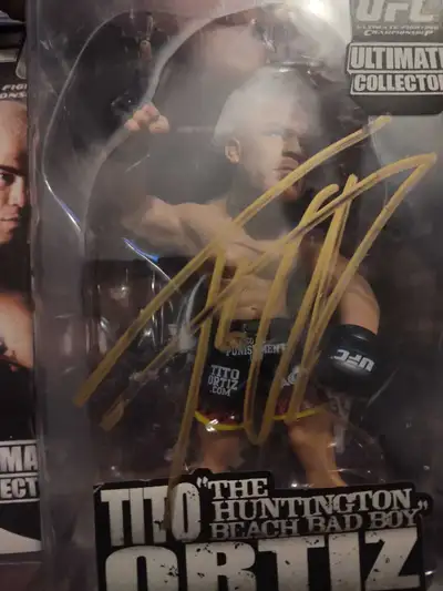 Autographed Tito Ortiz Sealed UFC Zuffa UltimateCollector figure, View more