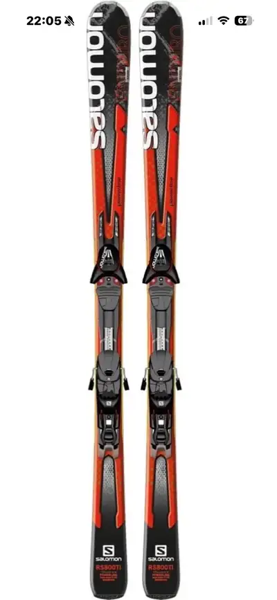 Salomon Enduro RS 800 TI + Z10 Men's Skis & Bindings 170cm, View more