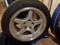 C4 Corvette ZR1 17x11" wheels, AR-1 tires 