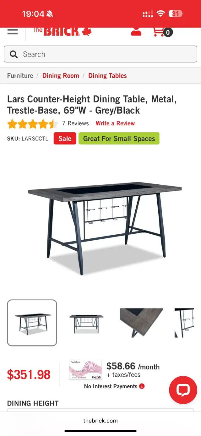 The Brick Height Dining table in Dining Tables & Sets in City of Halifax - Image 2