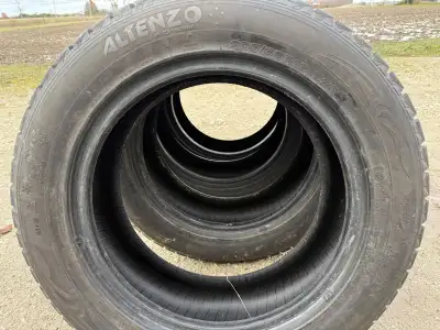 For sale 4 snow tires used only 3 months last year , car has been replaced this summer, sizes are 20...