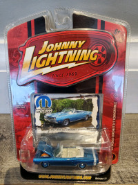 1:64 Diecast Johnny Lightning 1969 Dodge Coronet R/T Conv Blue