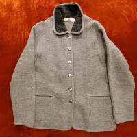 Jacket - Boiled Wool Gray fits sizes from 10 to 12