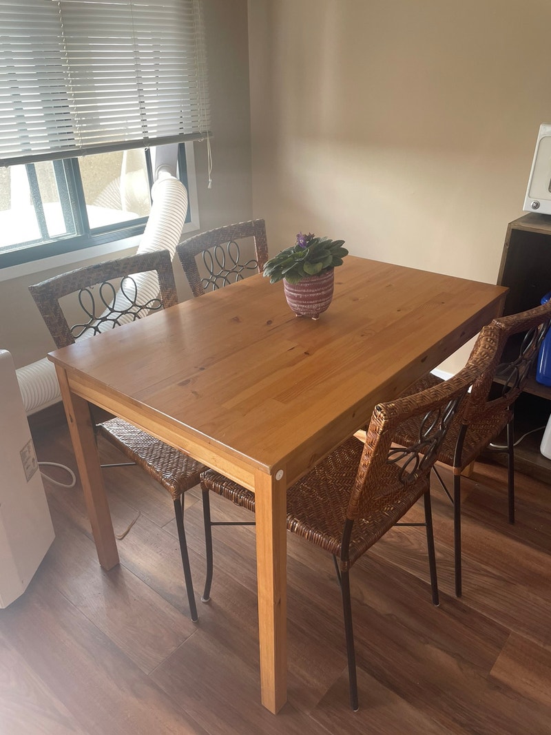 Ikea JOKKMOKK dining table with chairs Dining Tables & Sets Edmonton Kijiji