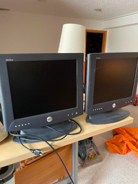 DELL 20” LCD monitors.