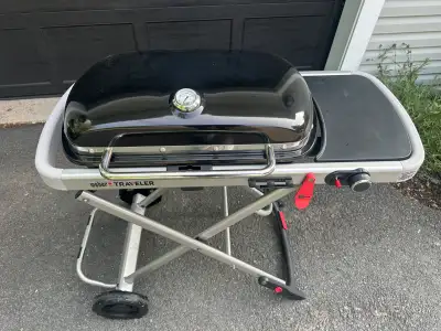 Weber Traveler Portable Propane Grill used twice. , View more