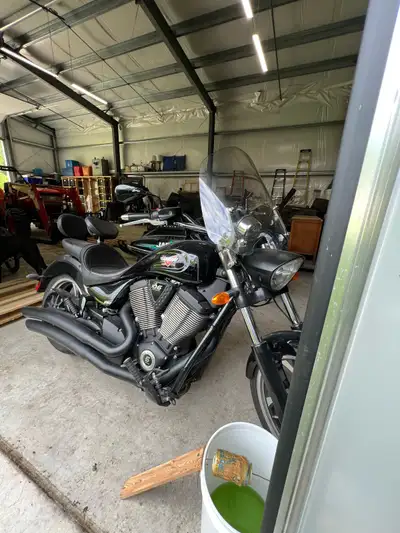 2014 Victory Vegas 8 Ball In excellent condition low K ready for the road. 106” motor comes with 3 s...