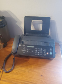 HP 2140 Fax machine and telephone with brand new ink cartridge