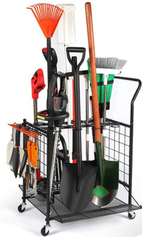 Garden Tool Organizer for Garage, Yard Tool Storage for Garden 