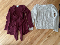 Sweater Cardigan Small Gilet Chandail en laine