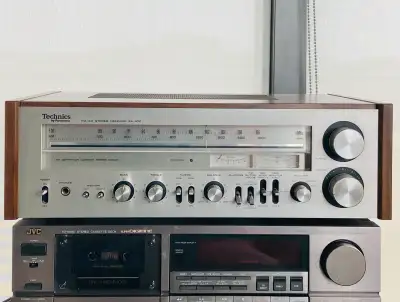 Vtg Technics SA-400 Receiver Silverface hifi Stereo Phono Amp, View more