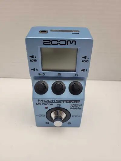 Zoom Multi Stomp MS-70CDR Chorus Delay Reverb Pedal, View more