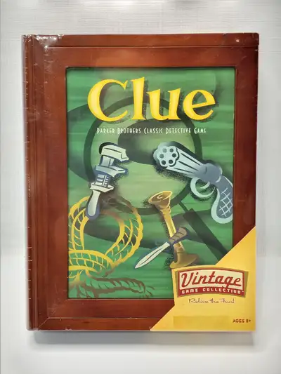 Clue Library Bookshelf Wooden Box Edition 2005 Hasbro New Sealed, View more