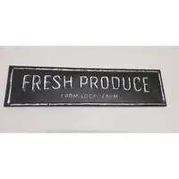 “Fresh Produce From Local Farm” Metal 3D Wall SignLocated in W