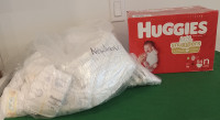 Diapers, Newborn, Huggies (180 for $30)
