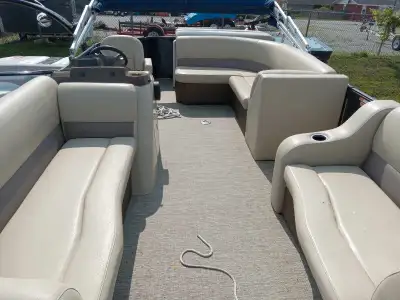 Selling due to not going to use, priced to sell as same boat,year and trailer is 24k. Comes with upg...