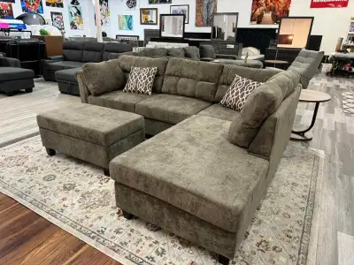 Sectional Sofa with ottoman available in Discounted Price || COD, View more