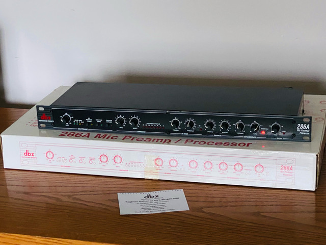 DBX 286A Microphone Preamp/Processor in Pro Audio & Recording Equipment in Winnipeg - Image 2