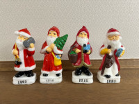 Christmas decorations: Vintage Santa candles