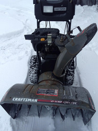11HP 30 inch wide craftsman snowblower