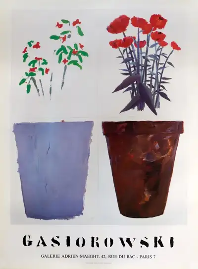 Gasiorowski Flower Pot mounted artwork, View more
